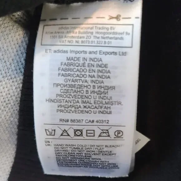 Adidas by Stella McCartney Black and White Run Ultra Sweater Size S. - Picture 6 of 6